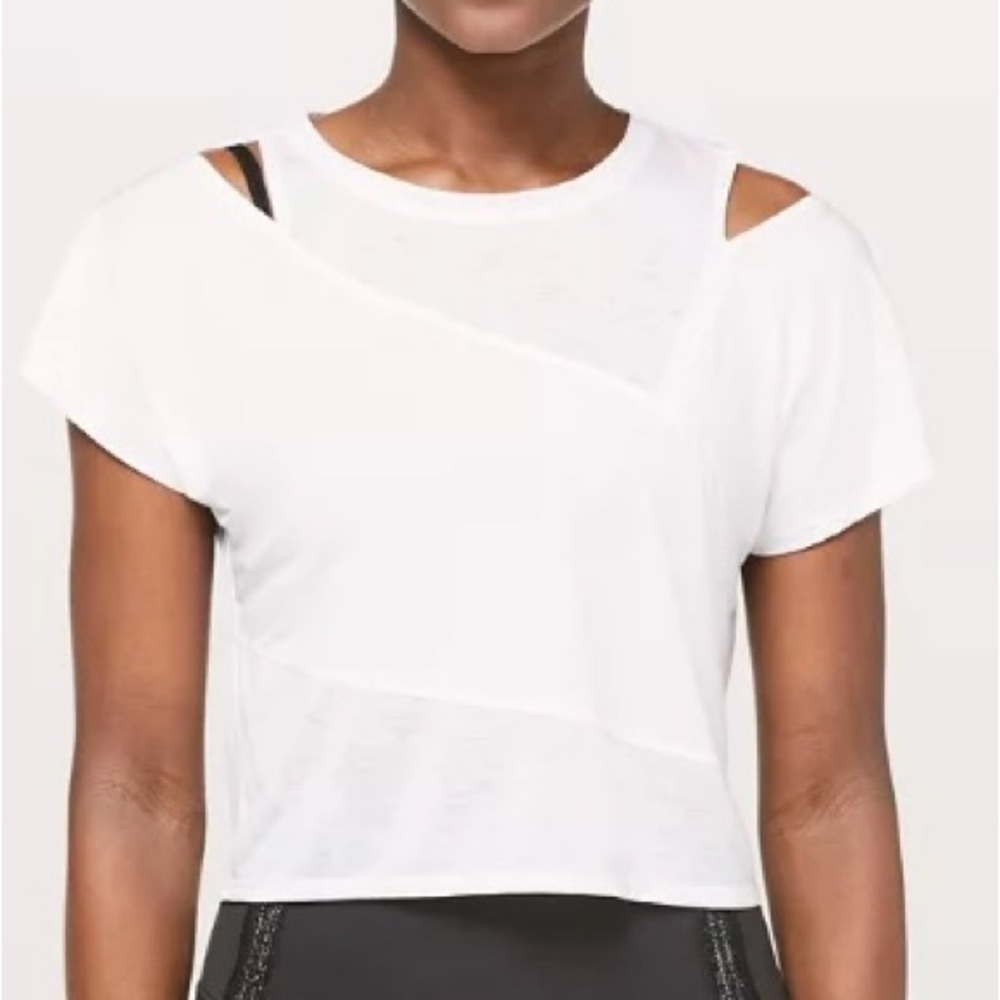 Lululemon No Inhibitions tee white 8